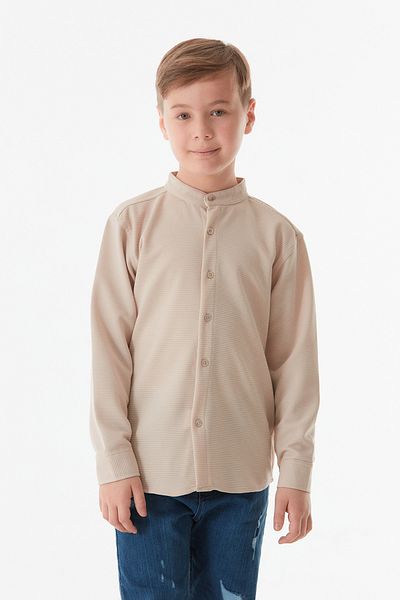 Fulla Moda Basic Judge Collar Boy's Shirt