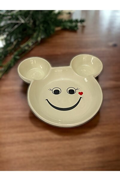 Artistic Quality طبق طعام وفطور وكعك للأطفال مع رموز تعبيرية للوجه المبتسم، ق...