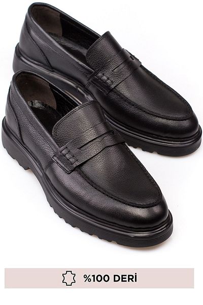 maximoda Piele Veritabila, Talpa Groasa, Fara Sireturi, Model Mocasini, Talpa Eva, Pantofi bărbați