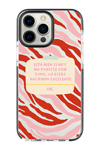 shoptocase Iphone 15 PRO MAX Uyumlu Ultra Korumalı Esta Bien Si Desenli Impac...