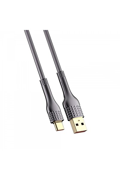 LDNIO Ldnıo Hızlı Şarj Kablosu 2m Type-c Gri LS652