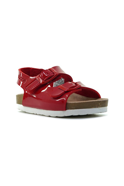 Vicco VICCO LAST Unisex Kids Sandals - Light Sole, Daily Use, Red Patent Leather (22-36)