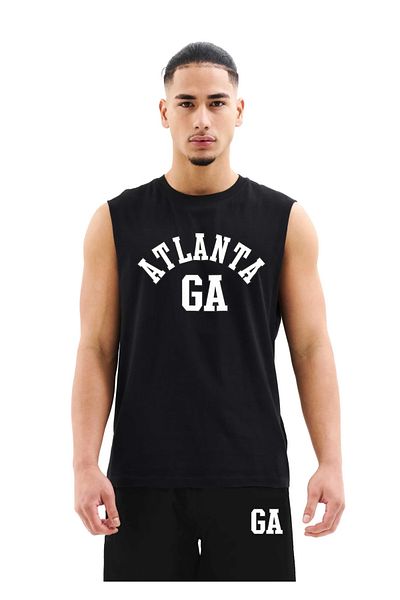 aynewmoda μαύρο κάτω επάνω εργαλείο atlanta GA τυπωμένο