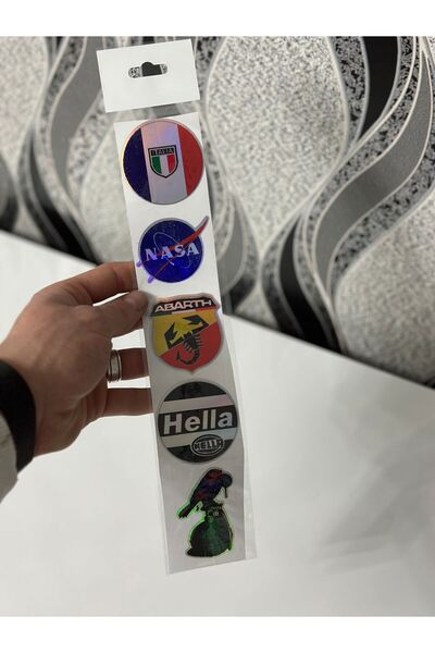 Etiket Oto Aksesuar HOLOGRAMLI ETİKET ARABA ÖNCAM YAZILARI HOLOGRAMLI YENİ