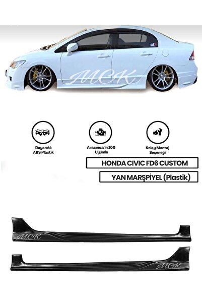 GÜNEŞLİ GARAJ Honda Civic Fd6 Custom Yan Marşpiyel