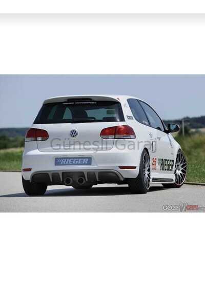 Genel Markalar Golf 6 Rieger Difüzör (Plastik) (( EGZOZ HARİÇ )) (( PARLAK SİYAH ))