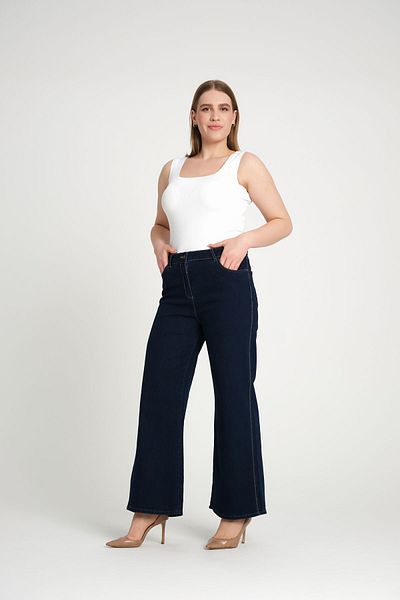SERRA BÜYÜK BEDEN WIDE LEG PANTS