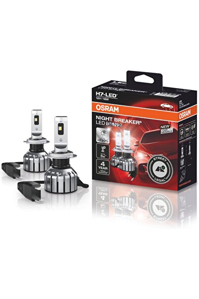 Osram LED H7 GEN 2 Uzun ve Kısa Mesafeli Farlar İçin Trafiğe Çıkış Onaylı, 12...