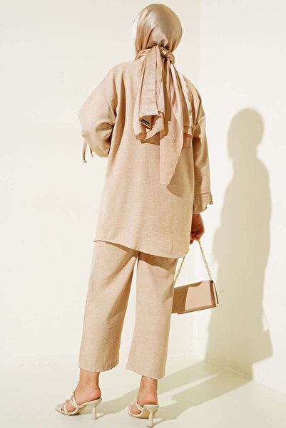 VOLT CLOTHİNG Női gombos vászonruha