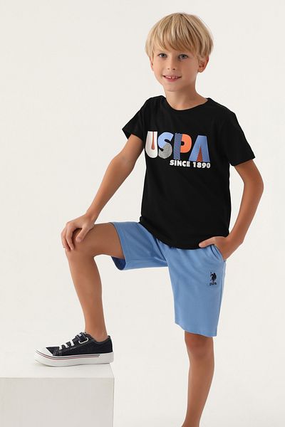 U.S. Polo Assn. Băiat, Uspa, Licențiat, Set tricou-short