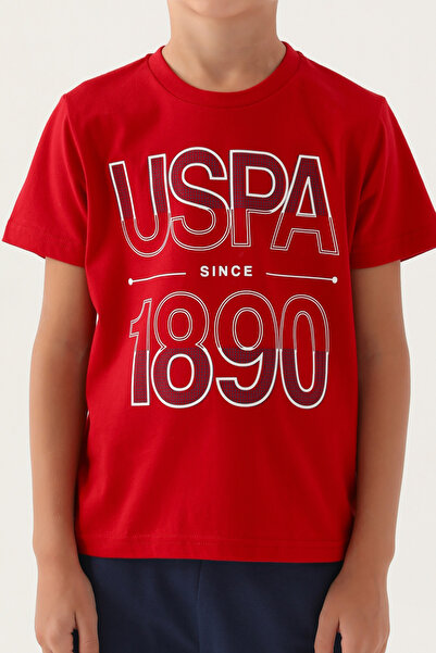 U.S. Polo Assn. Boy, USPA 1890, T-shirt-shorts Set