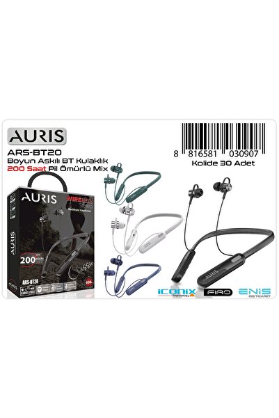 Auris 200 Saat Boyun Askılı Bluetooth Kulaklık