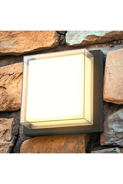 fullreyon 12 Watt, 4200 Kelvin Led Armatür, İç ve Dış Mekan Modern Aplik, Bah...