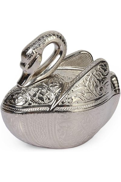 KT HOME Sugar Bowl Date Bowl Cube Sugar Bowl Tea Garden Restaurant Cafe Swan Sugar Bowl 12*13.5