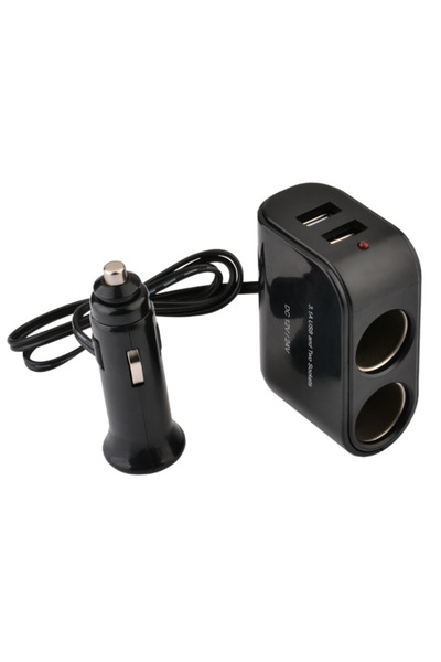 HMNL Araç Çakmaklık Çoğaltıcı Usb Araba Çakmak Soket Çoklayıcı Icca70