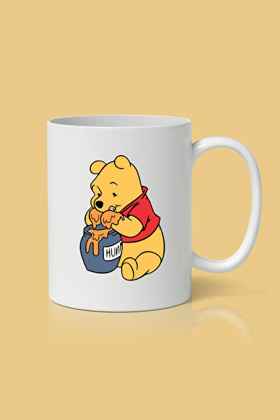 designedfy Winnie The Pooh Baskılı Kupa Bardak