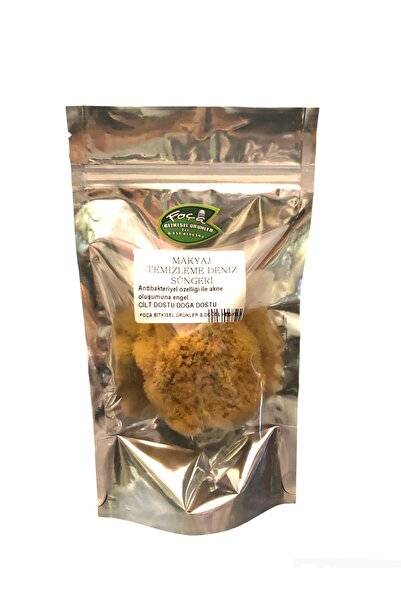 Foça Bitkisel Ürünler Doğal Hediyelik Makyaz Temizliği Anti-Bakteriyel Deniz Süngeri Denizden Gelenler