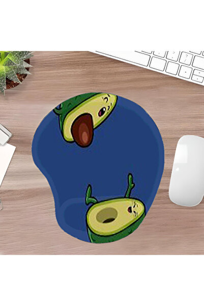 UcuruStore Zıplaşan Avakalos Οβάλ Επιφάνεια Ποντικιού με Στήριγμα Καρπού