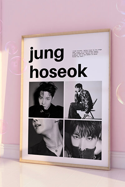 Vinca Prints A3 Bts Posteri Bangtan Posteri Çerçevesiz Yoongi, Taehyung, Jung...