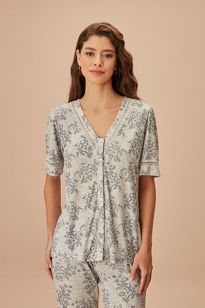 SUWEN Young Mother Masculine Pajama Set