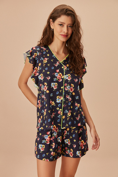 SUWEN Ella Masculine Shorts Set