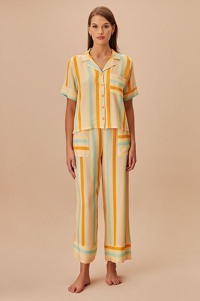 SUWEN Linepot Masculine Pajama Set