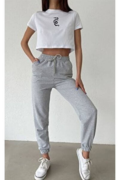 FİTGO pantaloni de trening picior jogger