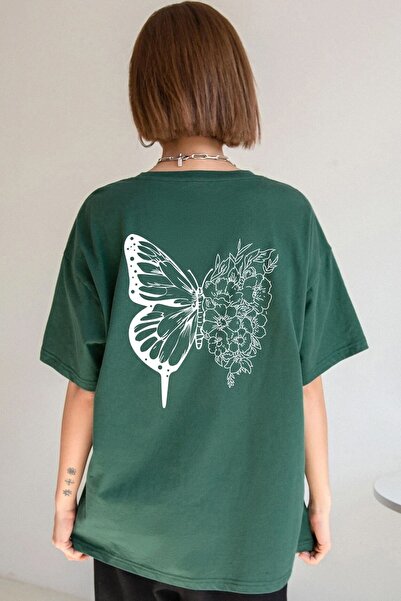 Trend Sizde Unisex crtež leptira Štampano dizajn T-shirt