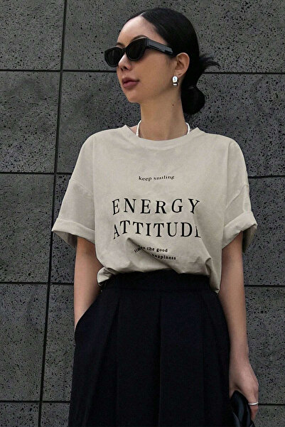 Trend Sizde Unisek energija štampani dizajn majica