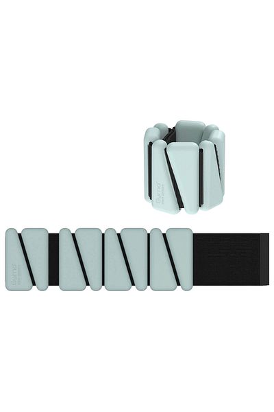 Gymo Pro Series Adjustable Silicone Wrist Weight 2x500gr Triangle Mint Green