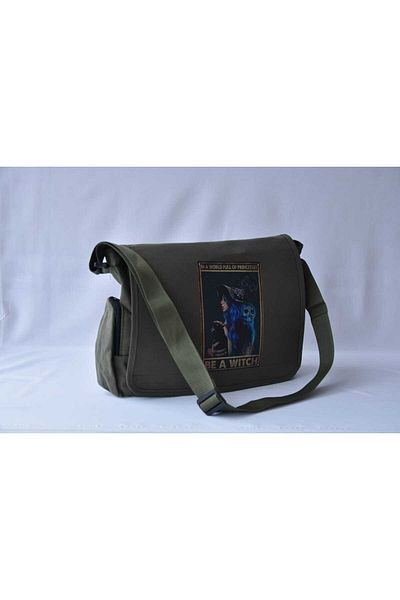 DEEFWEAR Τυπωμένη τσάντα Messenger/Τσάντα Ρυθμιζόμενη ζώνη