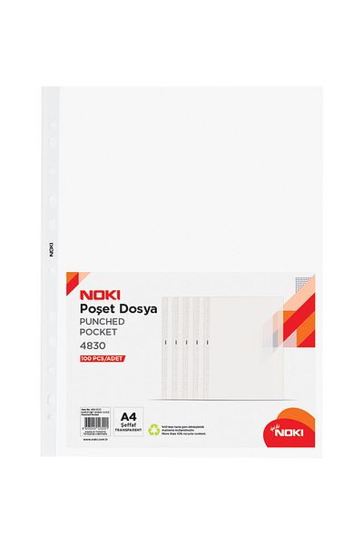 Dağtaş Kırtasiye Noki Eco Bag File (100 Pcs)