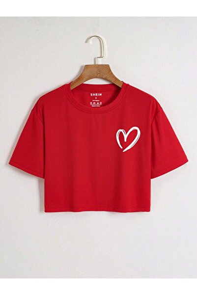 Machetta Унісекс футболка оверсайз з принтом у вигляді серця