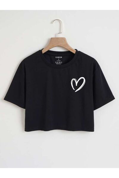 Machetta Дитяча футболка з принтом у вигляді серця