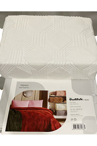 Özdilek Двоспальний плед Trendy Art Deco Kemik