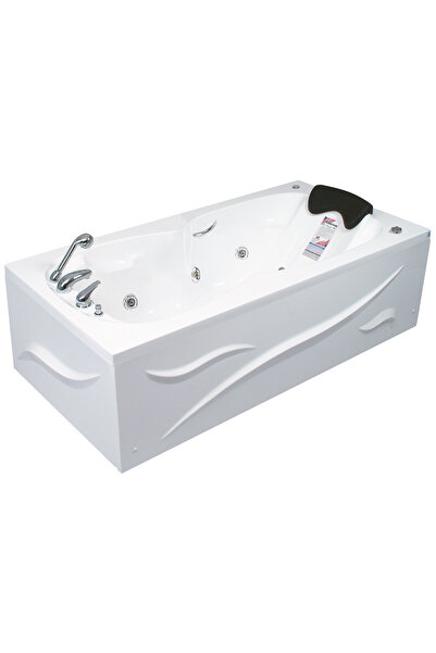 Waterway Brooklyn Jakuzi 180x90 H 55 Bonus Hidromasaj Sistemli Küvet Gövde Me...