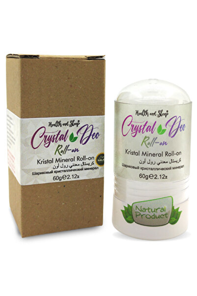 Health and sleep Crystal Mineral Doğal Deodorant Roll-on 60gr