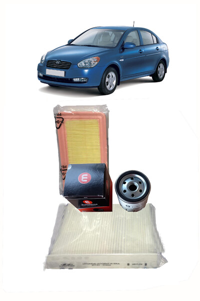 CARDANADAM Hyundai Accent Era Benzinli Motorlara Filtre Seti Hava ,polen Ve Y...