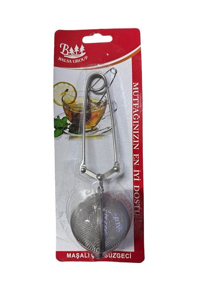 BALSA Stainless Tea Strainer with Tongs