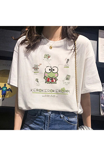 Jose Clothing Tricou cu mânecă scurtă, unisex, cu imprimeu alb, din bumbac or...