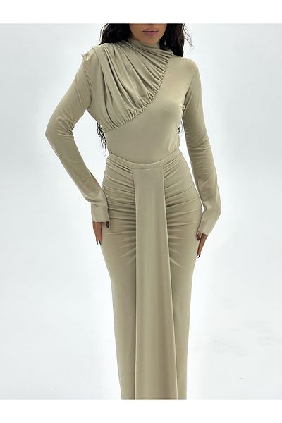 Gülşah Evecen Special Design Candy Puckle Pencil Skirt