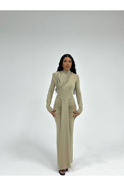 Gülşah Evecen Special Design Candy Puckle Pencil Skirt