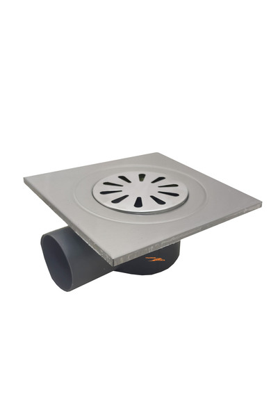 YERSİFONU 15X15X50 KROM PASLANMAZ YANDAN ÇIKIŞ EKONOMİK