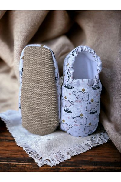 Kokopatik Little Elephant Organic Cotton Nursery-Home Booties