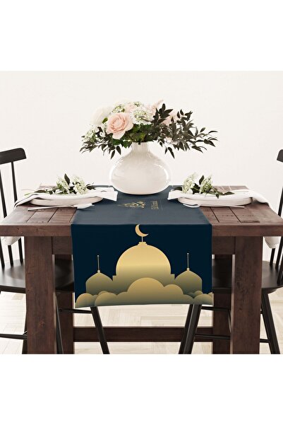 Filamente Американський сервізний стіл Ramadan Runner 6 предметів Стійкий до плям і прання матеріал Micropetek