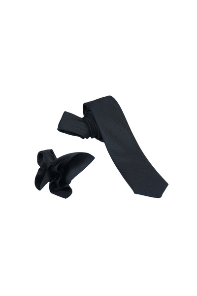 Ruben Cardin 1st Quality Special Patterned Mink Tie Handkerchief Set