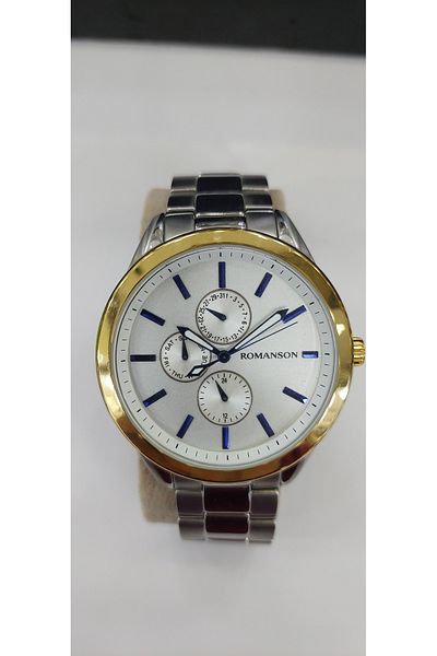 Romanson Romanso MGP24K GOLD PLATED steel men's armwatch