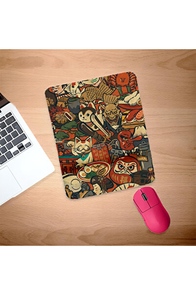 UcuruStore Karmaşa Ορθογώνιο Mouse Pad με Στήριγμα Καρπού