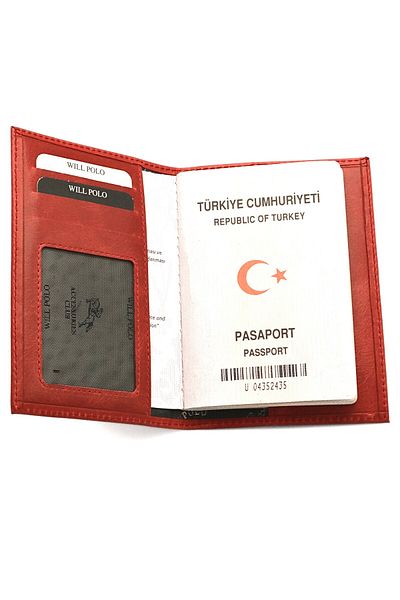 GUZZYLife WillPolo Genuine Leather Passport Cover