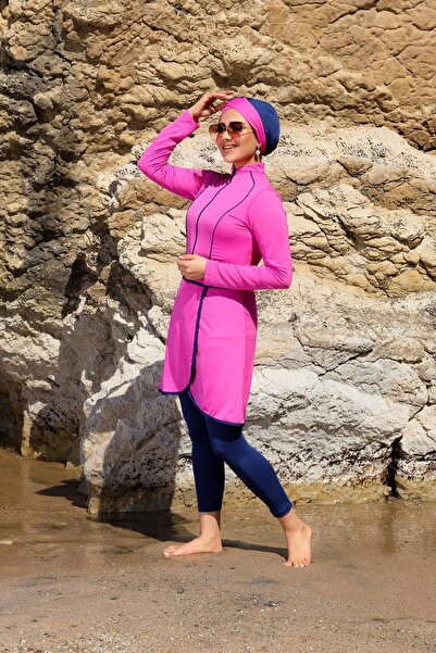 SEBOTEKS Pareo Model Design Καλσόν Κλειστό Μαγιό Hijab 2230